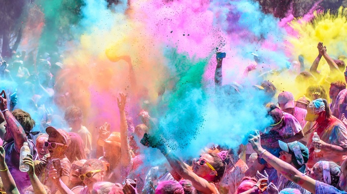 people, colorful, photography, powder