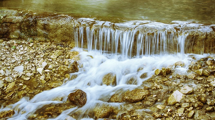 water, rock