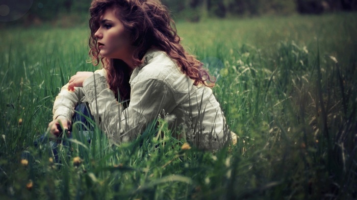 girl, model, girl outdoors