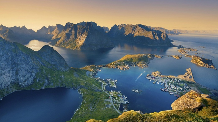 Lofoten Islands, nature, landscape, Norway