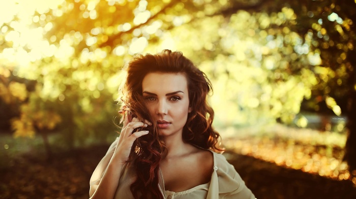 portrait, girl outdoors, girl