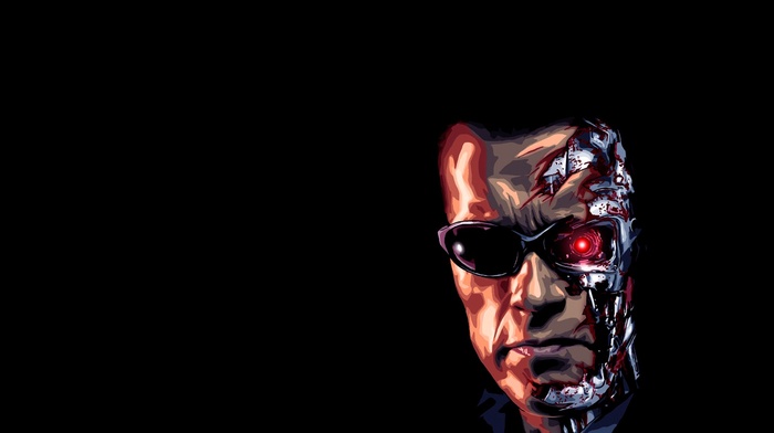 Terminator, artwork, Arnold Schwarzenegger, movies, cyborg