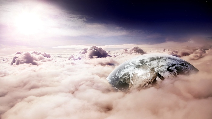 clouds, fantasy art