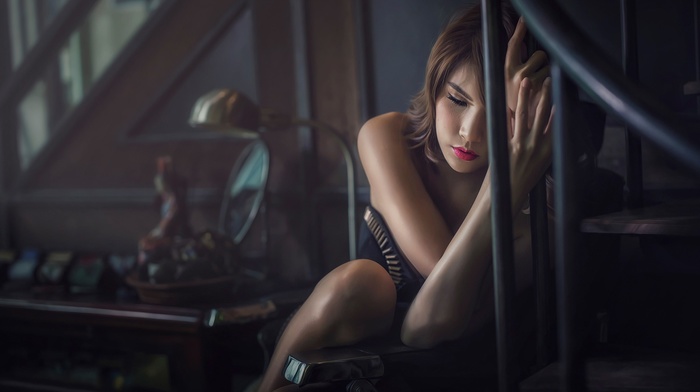 girl, Asian, model