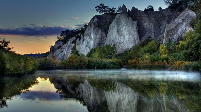 mountain, lake, photography, sunset, reflection