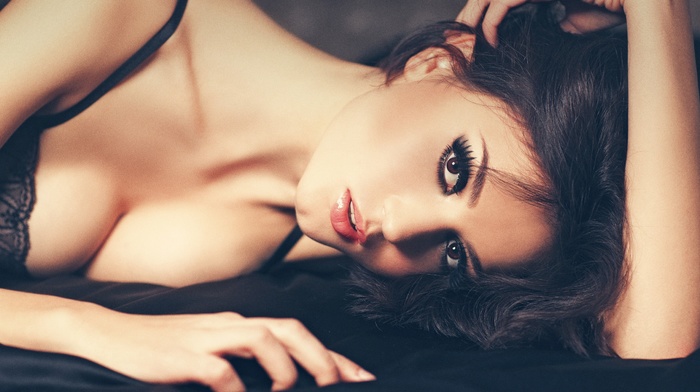 brunette, model