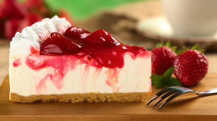 Cheesecake, food