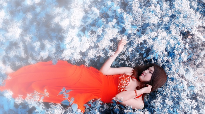 model, girl, Asian