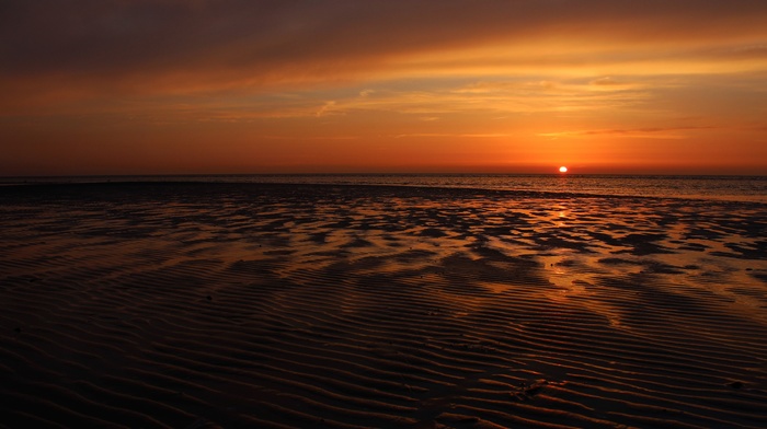 beach, Sun, sea