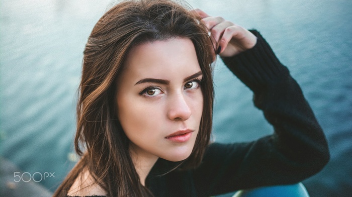 girl, portrait, face