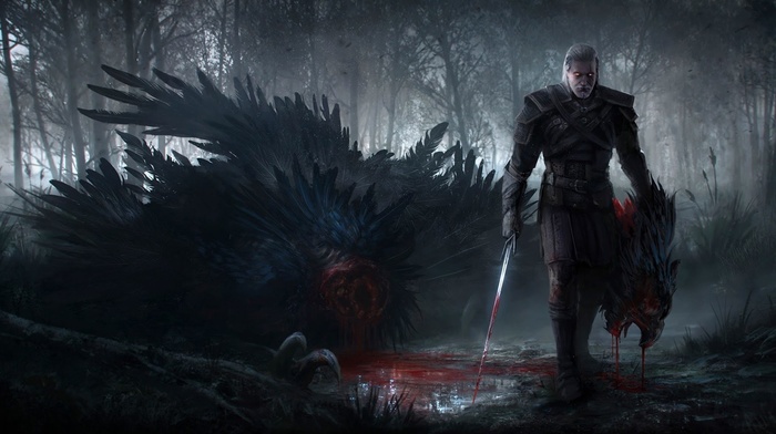 video games, The Witcher 3 Wild Hunt, artwork, The Witcher, Geralt of Rivia, fantasy art