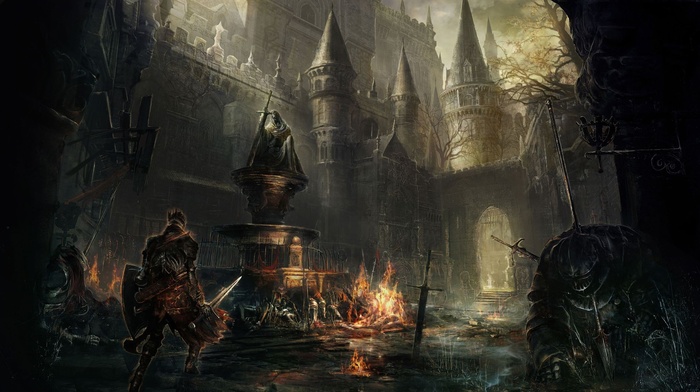 artwork, Dark Souls III, video games