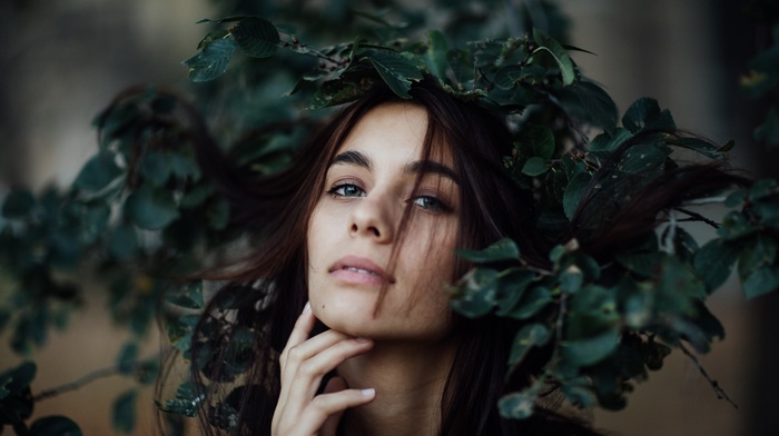 portrait, model, girl, face
