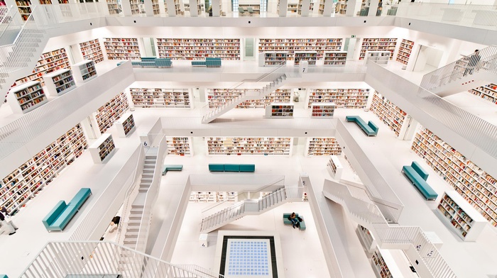 library, Stuttgart