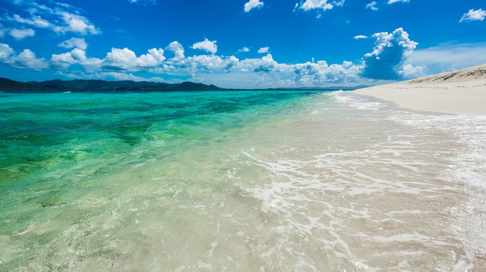 British Virgin Islands, sandy cay island, landscape, beach, tropical