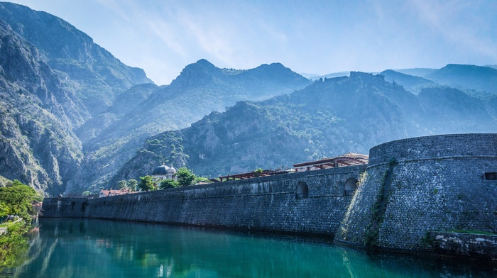Montenegro, walls, Kotor town
