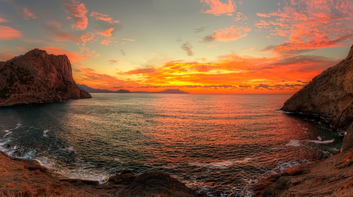 landscape, sea