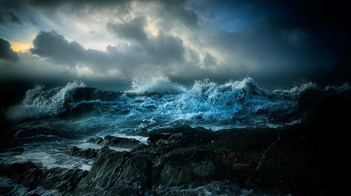 sea, landscape