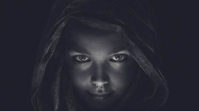 portrait, girl, model