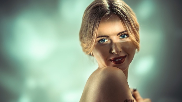 portrait, girl, model