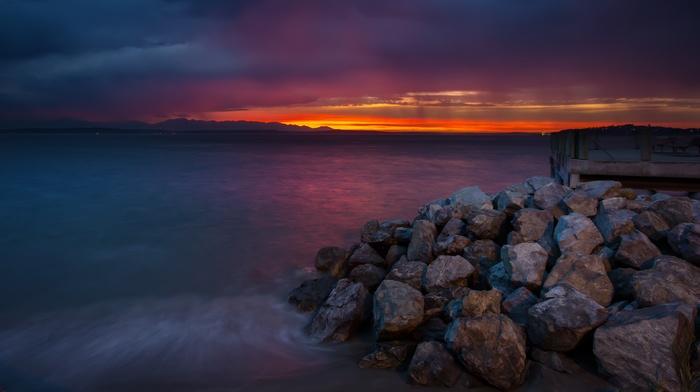 landscape, sea