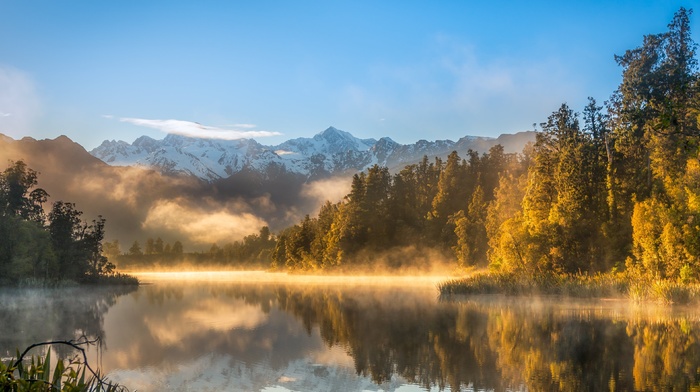 New Zealand, lake, landscape