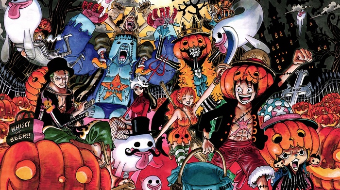 Sanji, manga, Nami, Usopp, One Piece, Brook, Roronoa Zoro, Franky, anime, Tony Tony Chopper, Monkey D. Luffy, Nico Robin