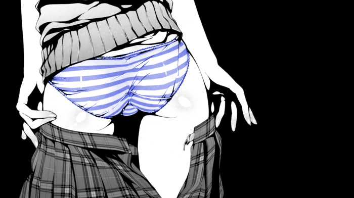 manga, underwear, panties