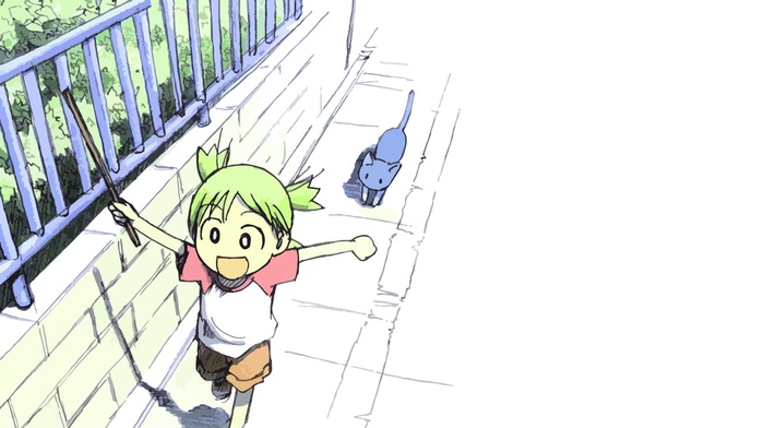 cat, Yotsubato, manga, Yotsuba Koiwai