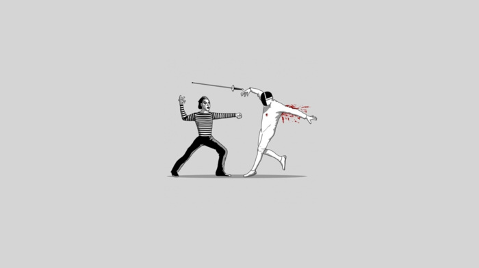 mime, fencing