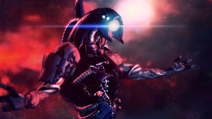 Mass Effect, space, geth, Mass Effect 2, Legion