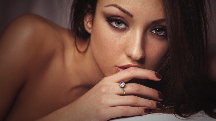 portrait, face, girl