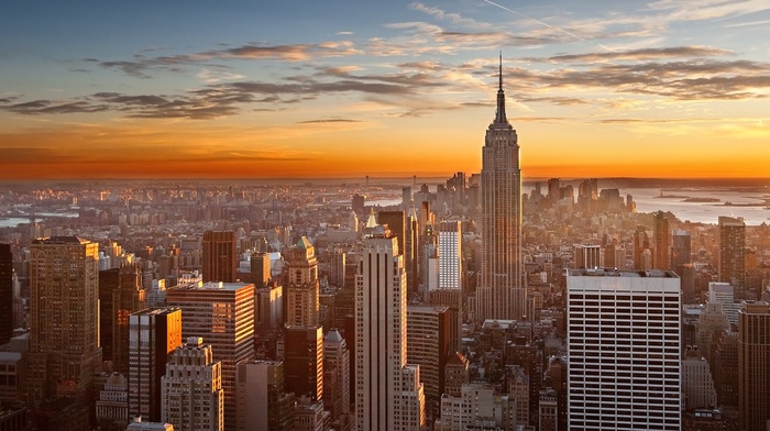Empire State, New York City, sunrise