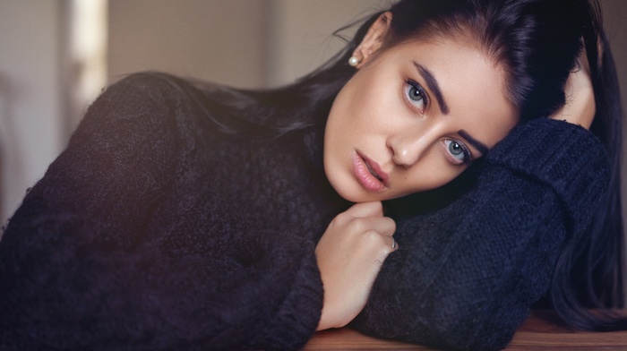 girl, face, portrait