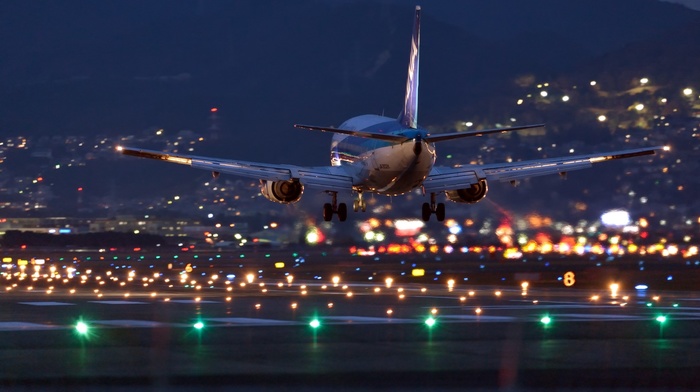 aircraft, airplane, airport, landing