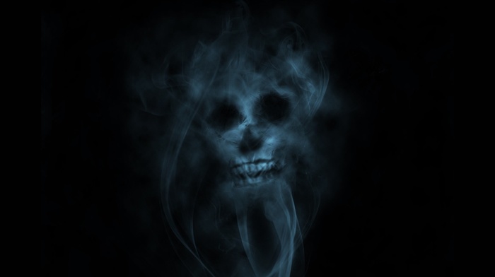 smoke, skull