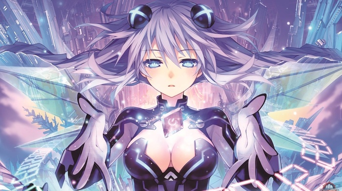 Hyperdimension Neptunia, Purple Heart, anime, anime girls