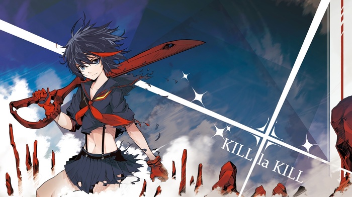 kill la kill, anime girls, anime