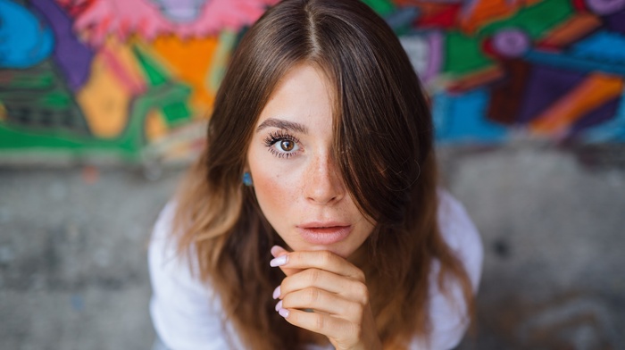 model, girl, face