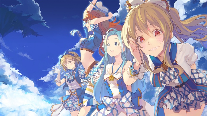 Granblue Fantasy, anime girls, clouds