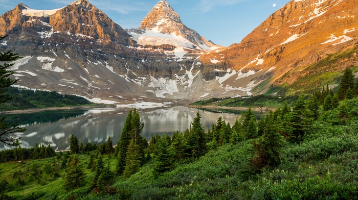 lake, landscape