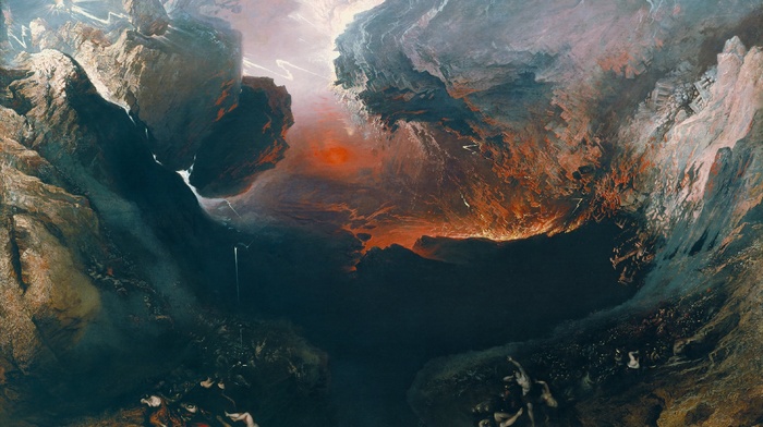 The Great Day of Godly Anger, John Martin, classic art