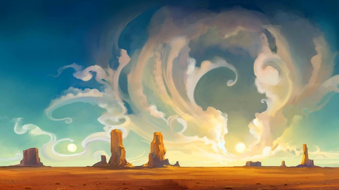 artwork, Tuomas Korpi, landscape