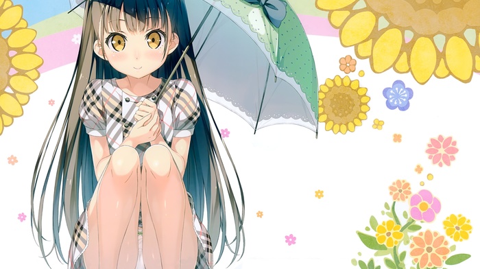 panties, Kantoku, upskirt, umbrella, Nagisa Kantoku
