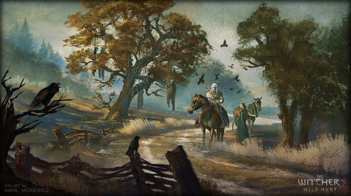 artwork, The Witcher 3 Wild Hunt, The Witcher, video games