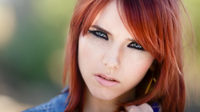 girl, redhead