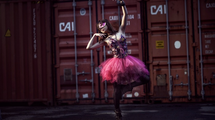 container, model, dancers, girl