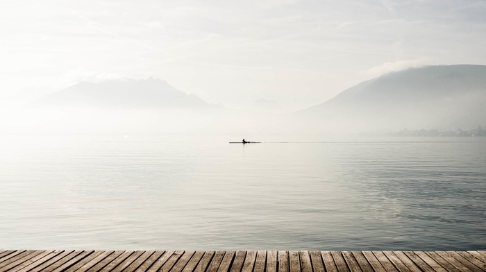 lake, nature, landscape