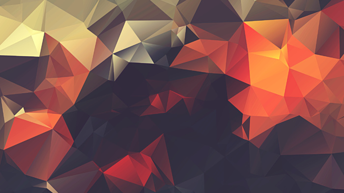 low poly, abstract