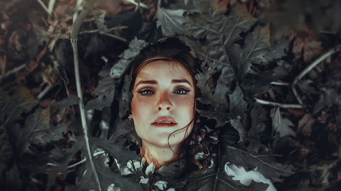 girl, model, face, girl outdoors